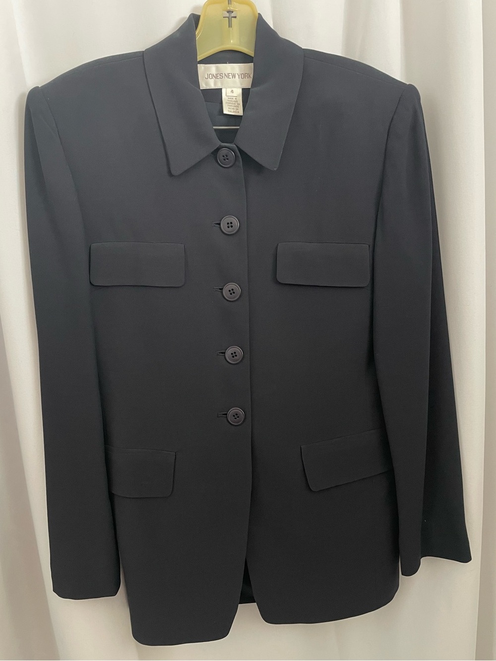 Jones New York Women's Dark Navy Skirt Suit 90s